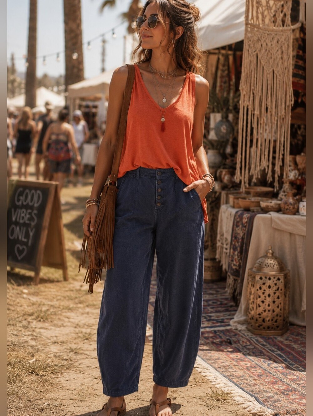 NWT Free People We The Free Button Fly Pants Navy High Rise Straight Leg Size 2